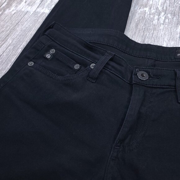 Adriano Goldschmied The Stilt Cigarette Leg Jeans Womens 26x28 Black Soft Denim - Picture 5 of 7